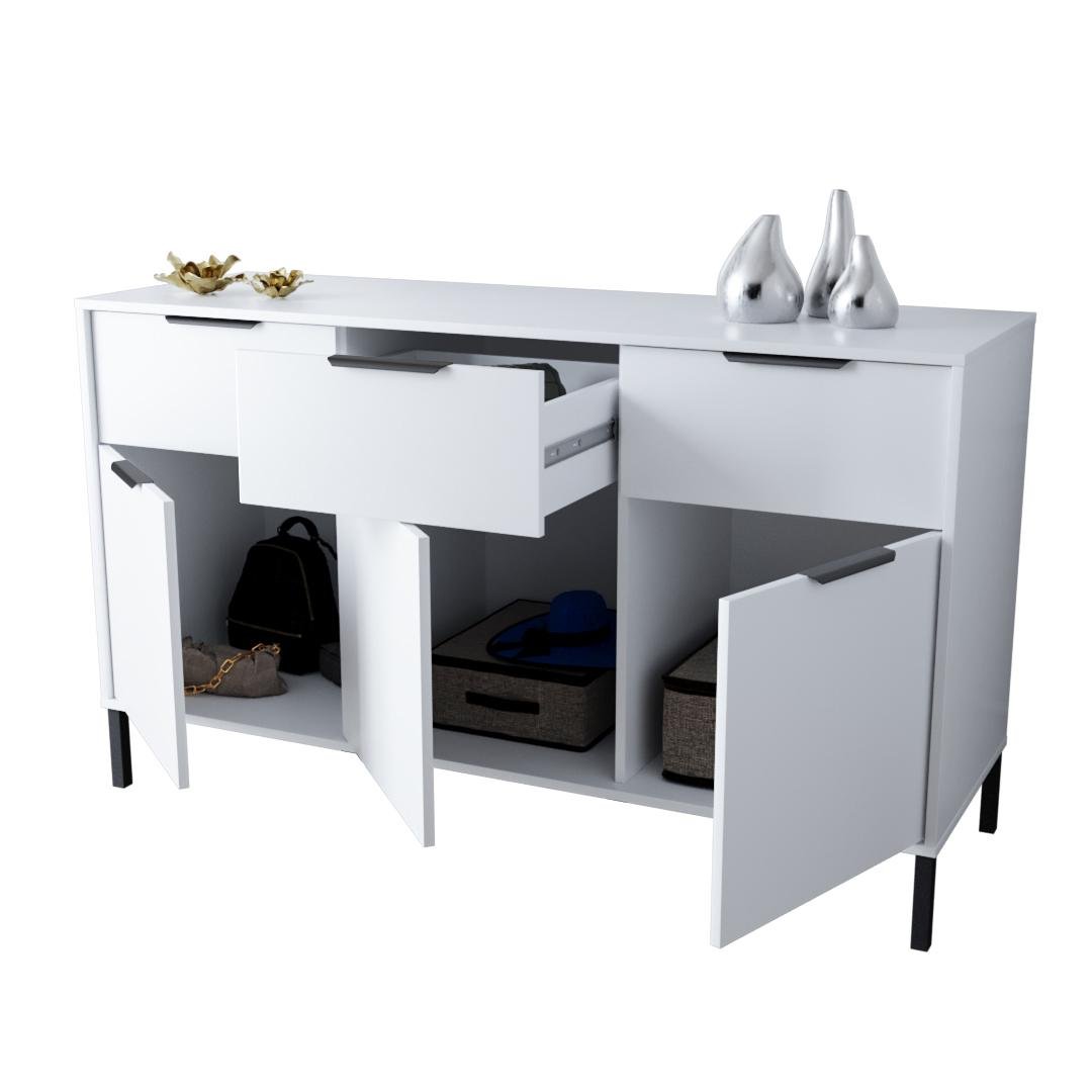 Комод DiPortes Жанне JN-015 152/87/50 см Белый матовый (01293) - фото 2