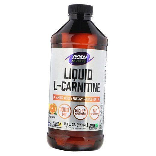 Карнитин жидкий для похудения Now Foods Carnitine Liquid 1000 Цитрус 473 мл (02128013)