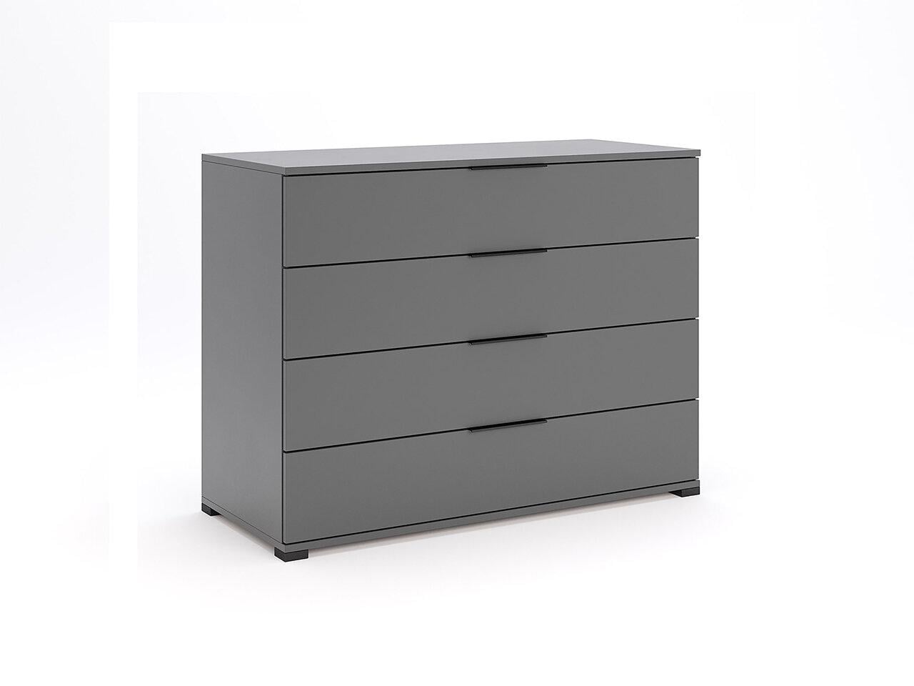 Комод MiroMark 4Ш Дони ЛДСП Графитовый (DN-64-GT) Комод MiroMark 4Ш Дони ЛДСП Графитовый (DN-64-GT)