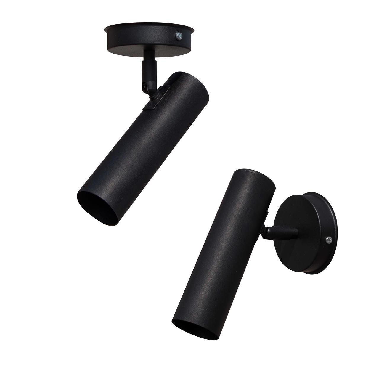 Светильник потолочный MSK Electric Telescope с поворотным плафоном под лампу Е27 Черный (NL 1750) - фото 2 Светильник потолочный MSK Electric Telescope с поворотным плафоном под лампу Е27 Черный (NL 1750) - фото 2