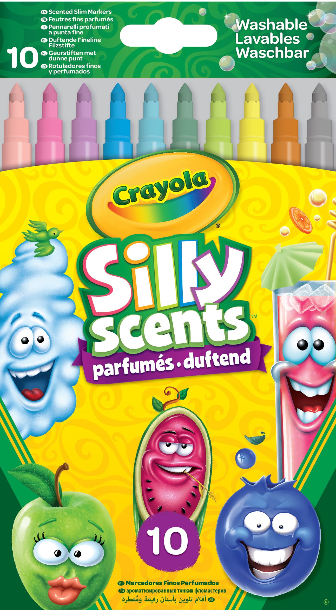 Набір фломастерів Crayola Silly Scents з ароматом 10 шт. Набір фломастерів Crayola Silly Scents з ароматом 10 шт.