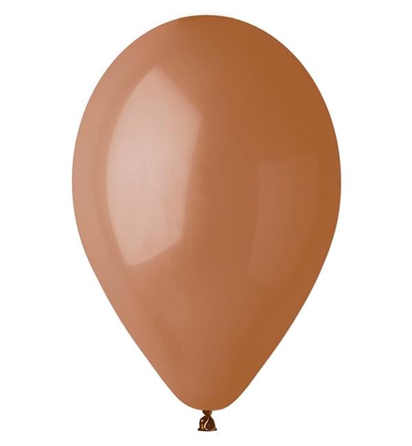 Повітряні кулі 25 см. 10 шт. Мокко пастель (415335)