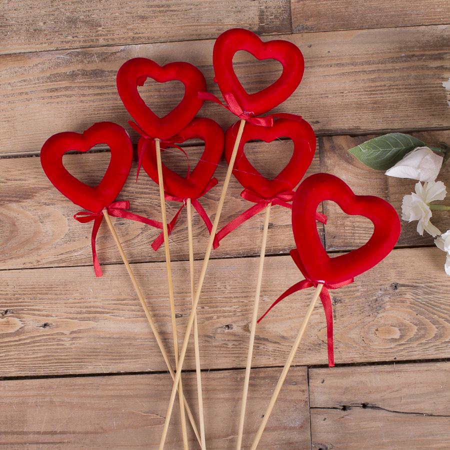 Топпер Сердце прорезное 6 шт. (4312)