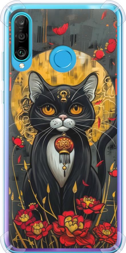 Чехол на Huawei P30 Lite China Cat (6134sp-1651-42517)