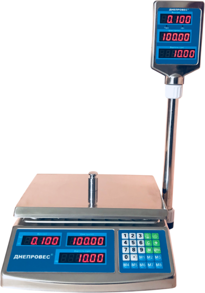 Весы торговые Днепровес ВТД ЕЛС Весы торговые Днепровес ВТД ЕЛС