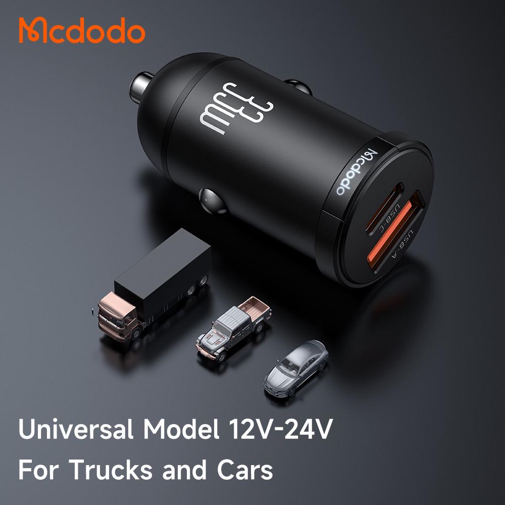 Зарядное устройство автомобильное Mcdodo 33W 3A Car Fast Charger с двумя портами USB-A/Type-C CC-2320 - фото 8