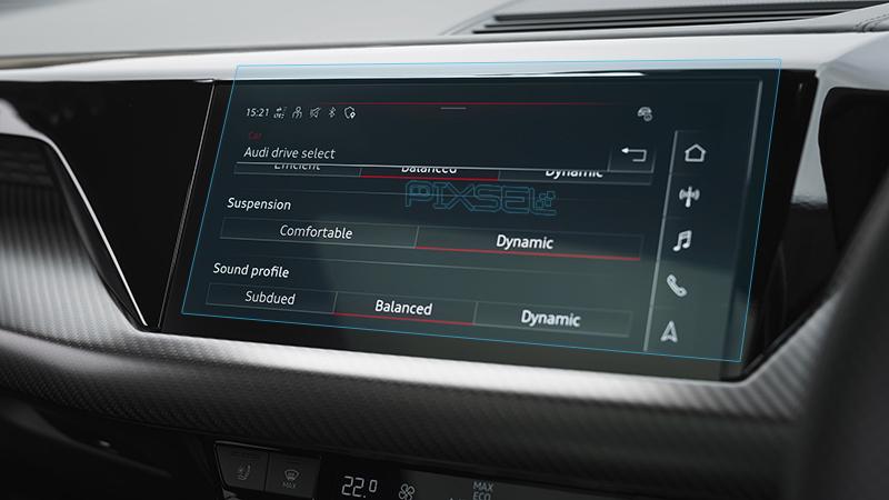 Защитное стекло Pixsel гибридное матовое на монитор Audi E-TRON GT 11" 2021
