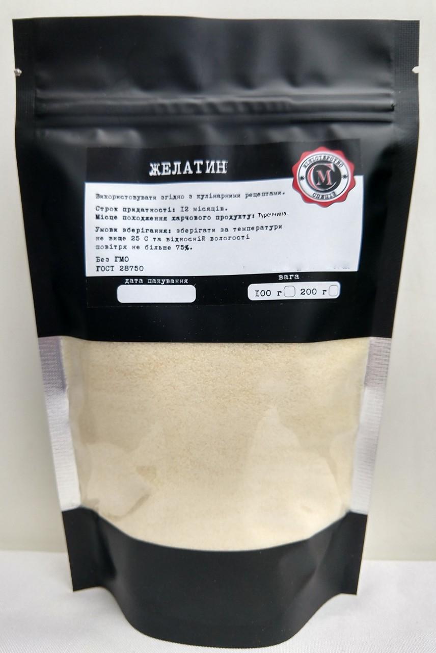 Желатин пищевой говяжий 180 блюм 200 г (0e42006a)