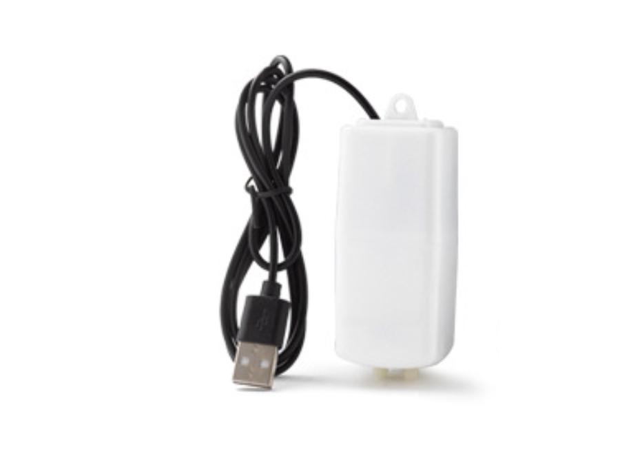 Компресор акваріумний двоканальний AQUA-TECH Mini USB Pump II до 120 л White (AT-WMUPII) - фото 3