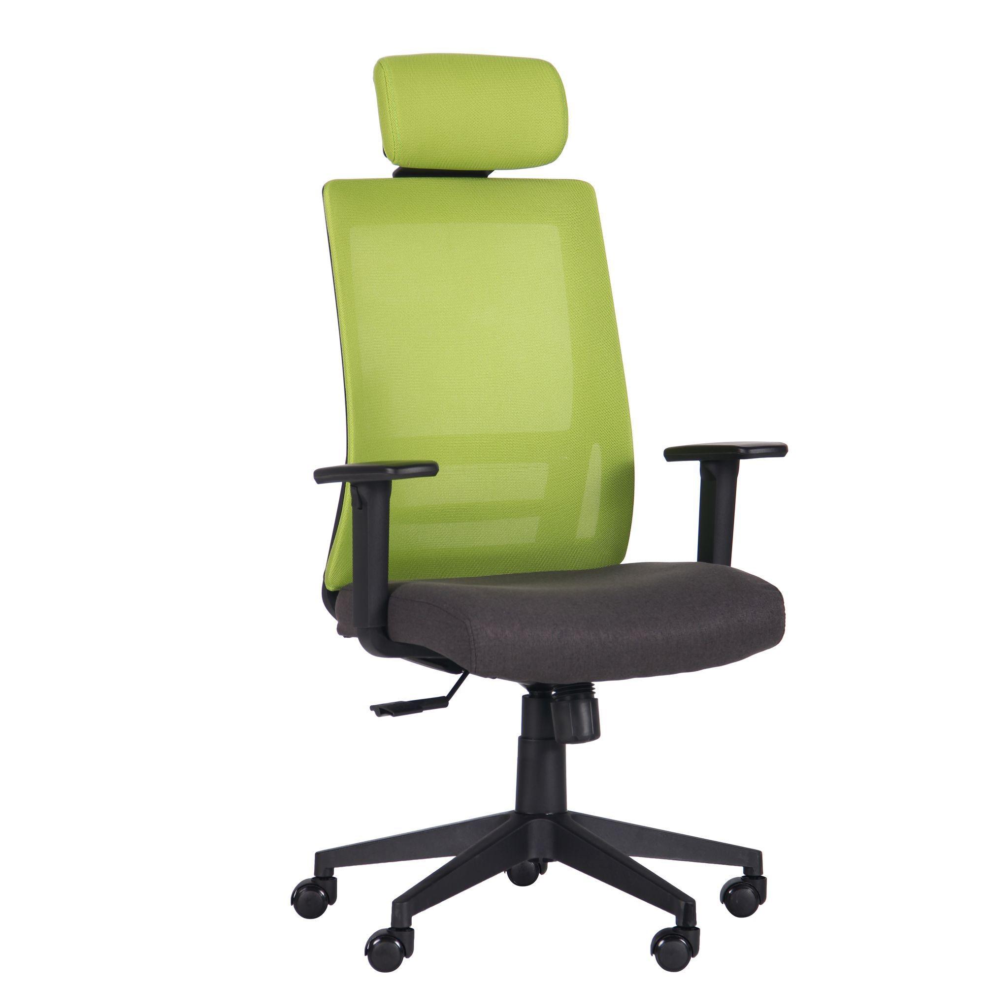 Кресло компьютерное AMF Holding Scrum 1180+100х640х630 Черный/лайм - фото 2