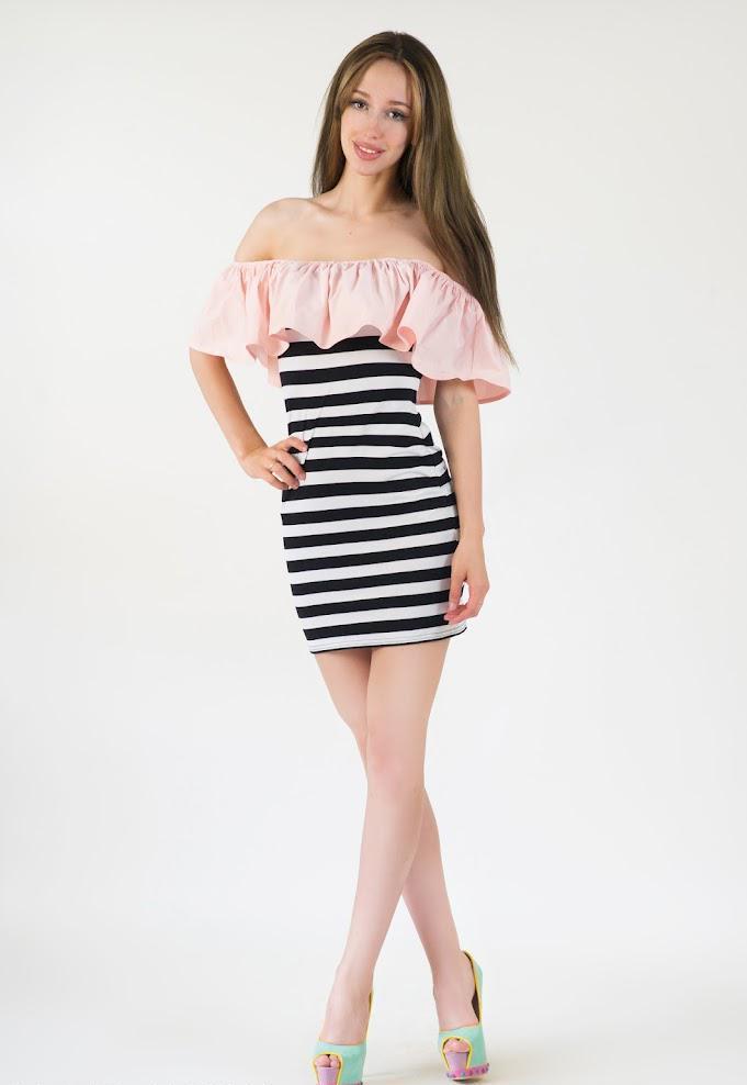 Платье женское Podium Lea 21340-ROSE M Розовый