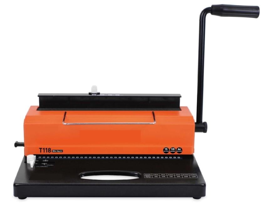 Биндер на металлическую пружину YIBO T118 3:1 квадратные отверстия (000015033)