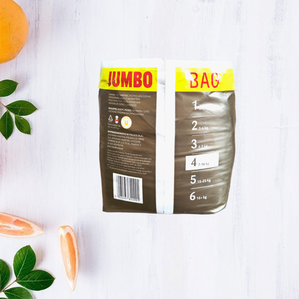 Підгузки Dada Extra Care Jumbo Bag 4 7-16 кг 92 шт. - фото 4