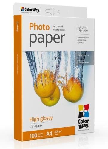 Фотопапір ColorWay глянцевий A4 200 г/м² 100 арк. (MCT-PG200100A4)