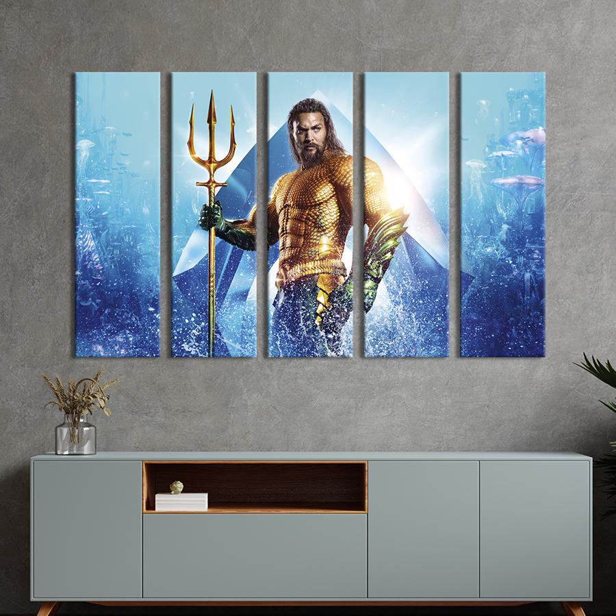 Картина на полотні Океанський океан Акваман 132x80 см (1452-51)