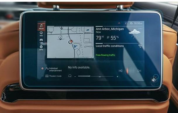 Защитное стекло Pixsel гибридное матовое для заднего монитора BMW X7 13,1" 2019-2022 G07