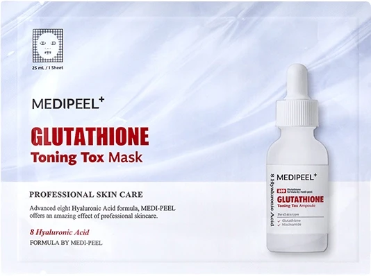 Маска тканевая отбеливающая против пигментации MEDI-PEEL Glutathione Toning Tox с глутатионом (2561925369)