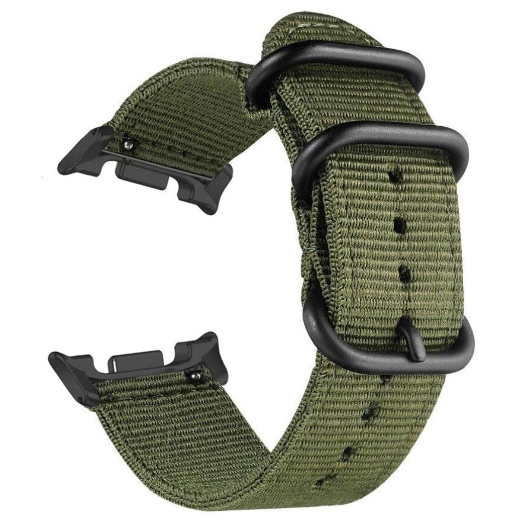 Нейлоновый ремешок Primolux Traveller для часов Samsung Galaxy Watch 8 46 мм/44 мм/40 мм Army Green (2742709773)