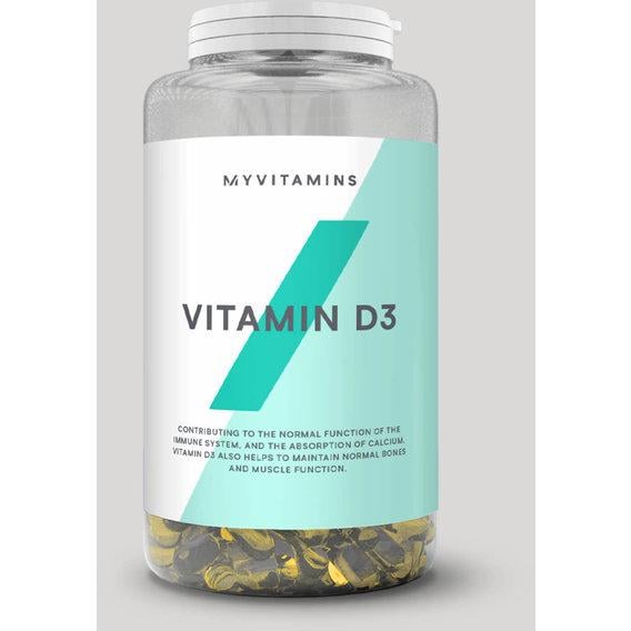 Вітамін D для спорту MyProtein Vitamin D3 180 Caps