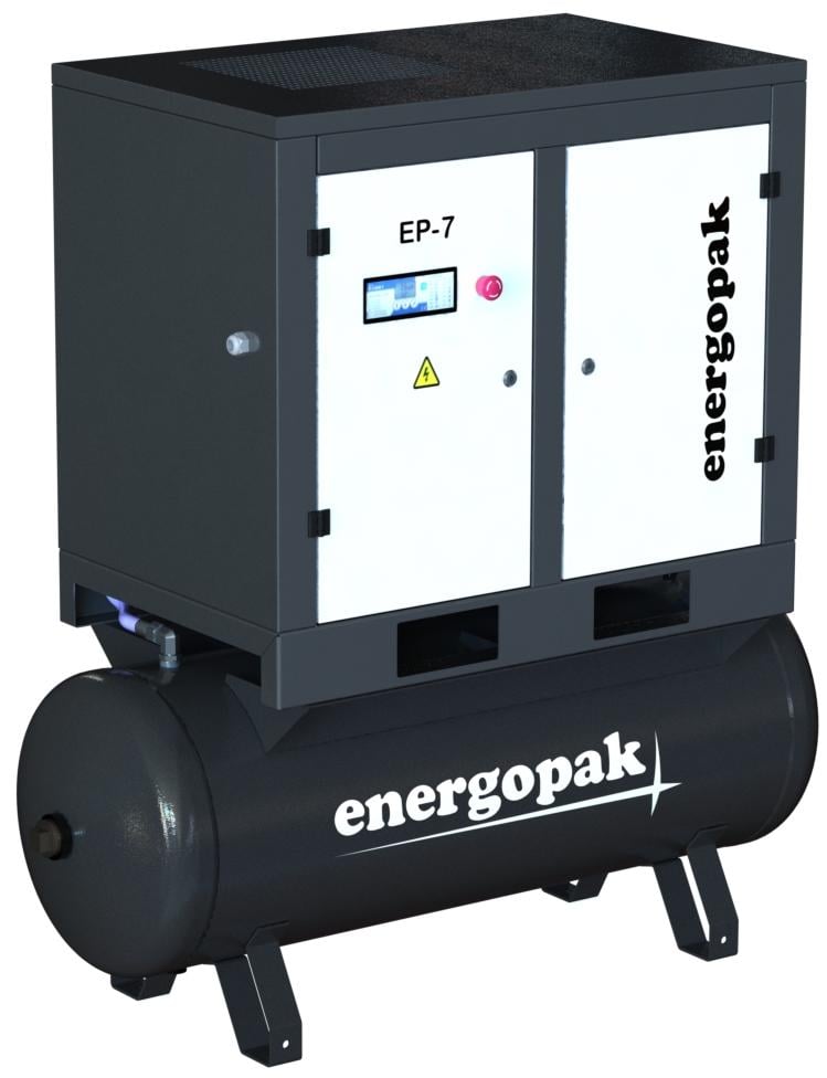 Компрессор винтовой Energopak EP 7-T270 с ресивером 270 л 1,0 м3/мин 10 бар 7,5 кВт