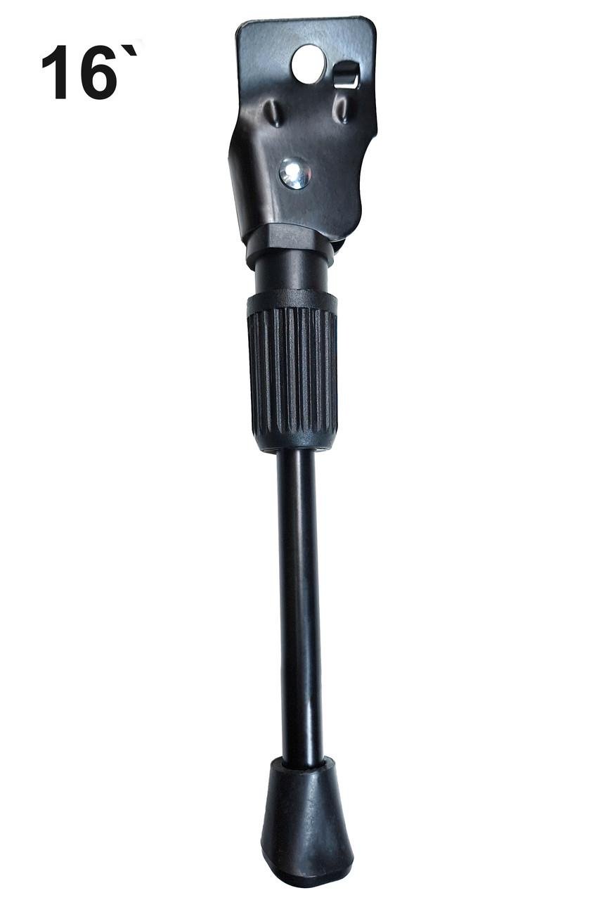 Підніжка на задню вісь втулки дитячого велосипеда 16" алюмінієва Чорний (G0001929) - фото 3