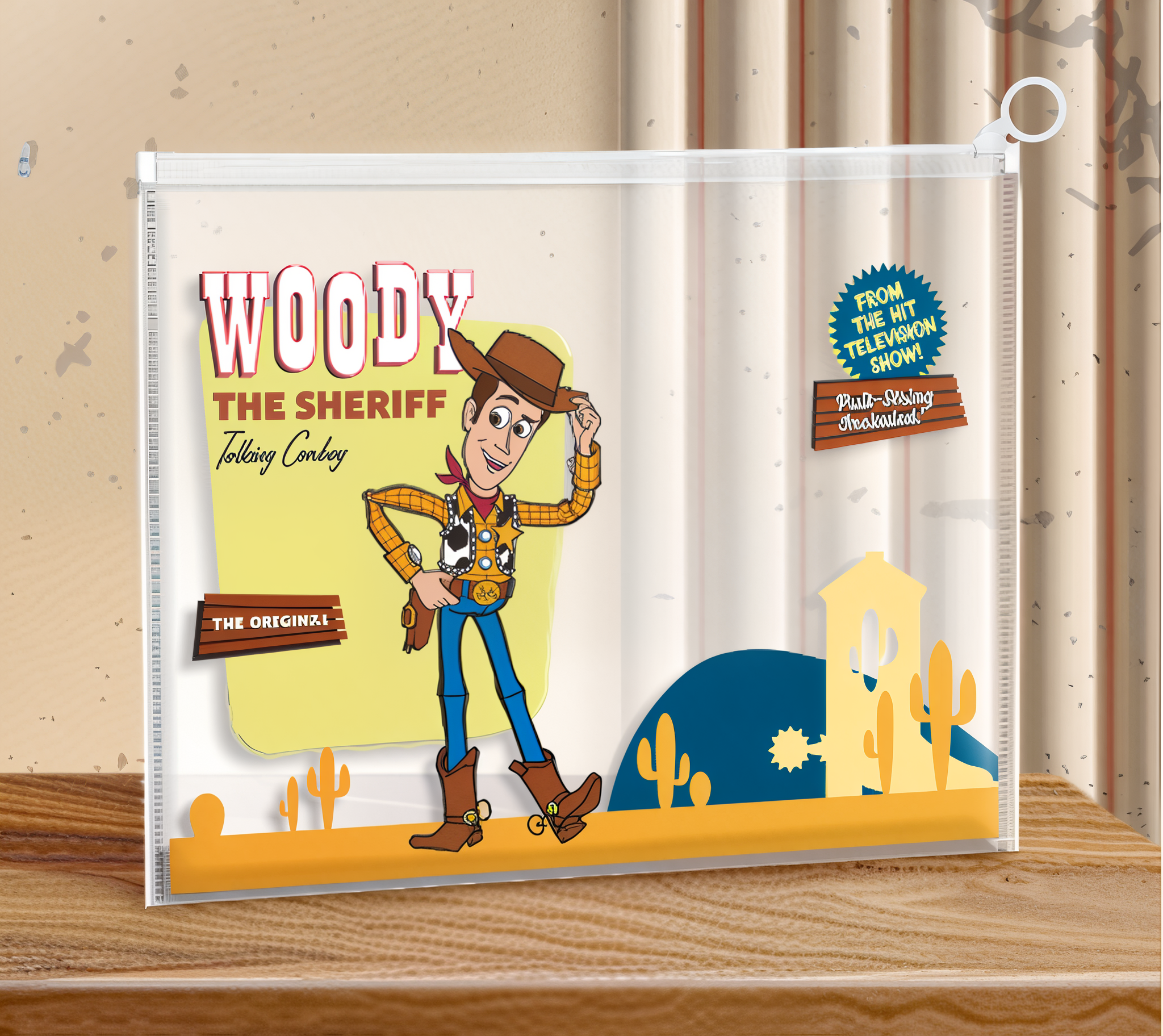 Папка с бегунком Шериф Вуди История Игрушек А4 Разноцветный (0518)