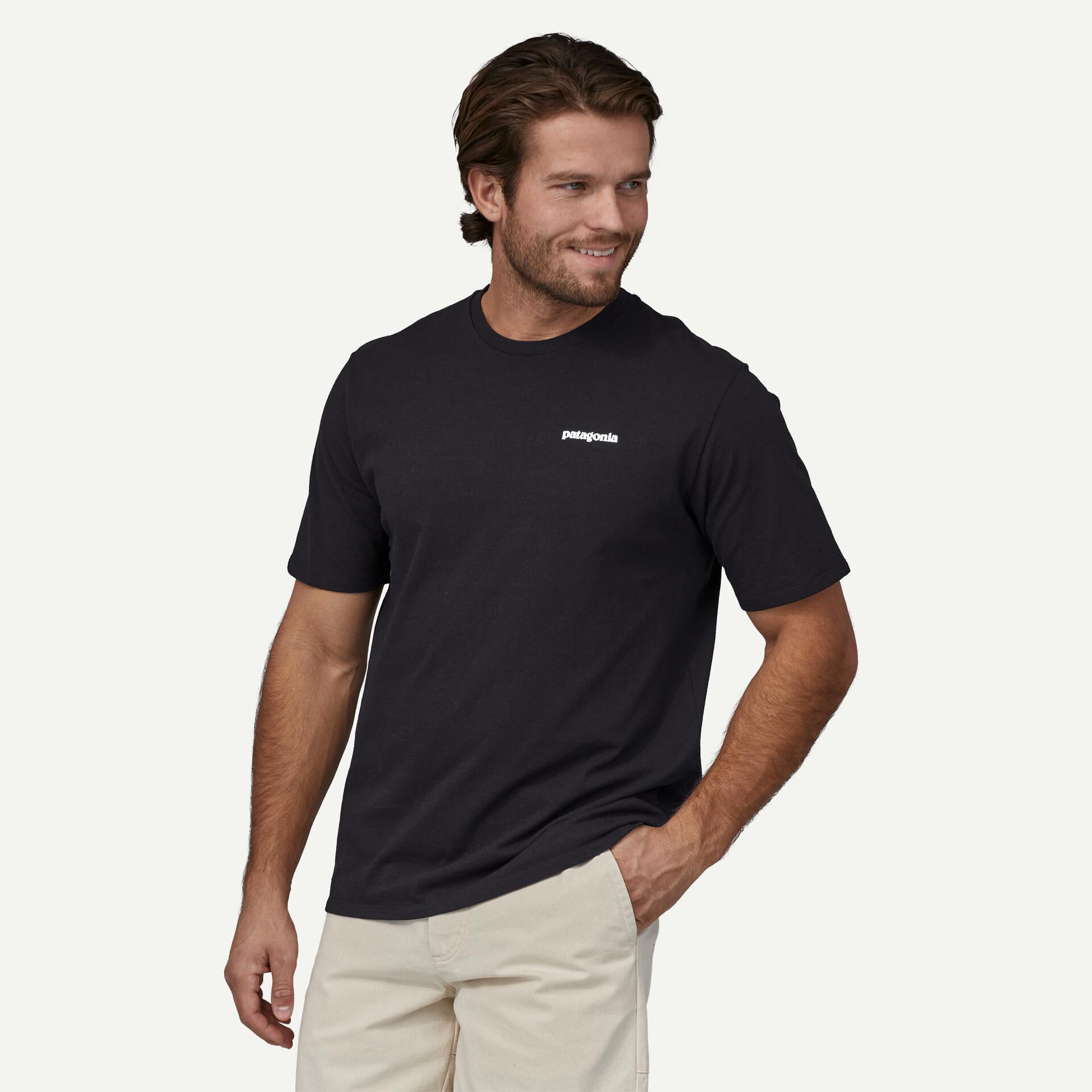 ᐉ Футболка мужская хлопчатобумажная Patagonia Men's P-6 Logo