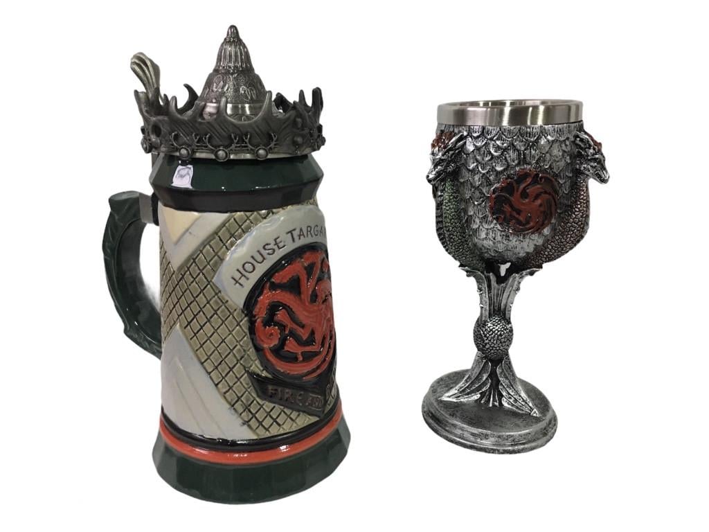 Подарунковий набір гуртка House Targaryen Fire And Blood Гра Престолів І Fire And Blood 650/200 мл