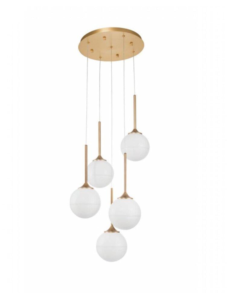 Люстра Nova Luce Cantona 40x180 см Біло-золотистий (Nova9960614)