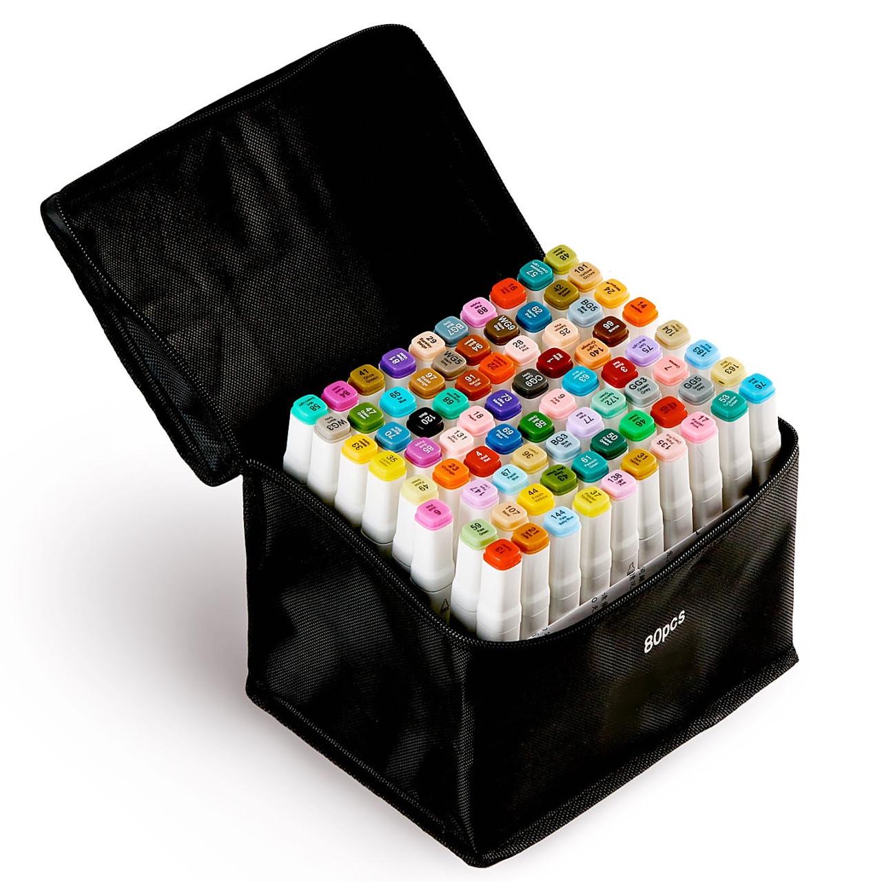 Маркеры для скетчинга Touch Smooth в черной сумке 80 шт. (1830479162)