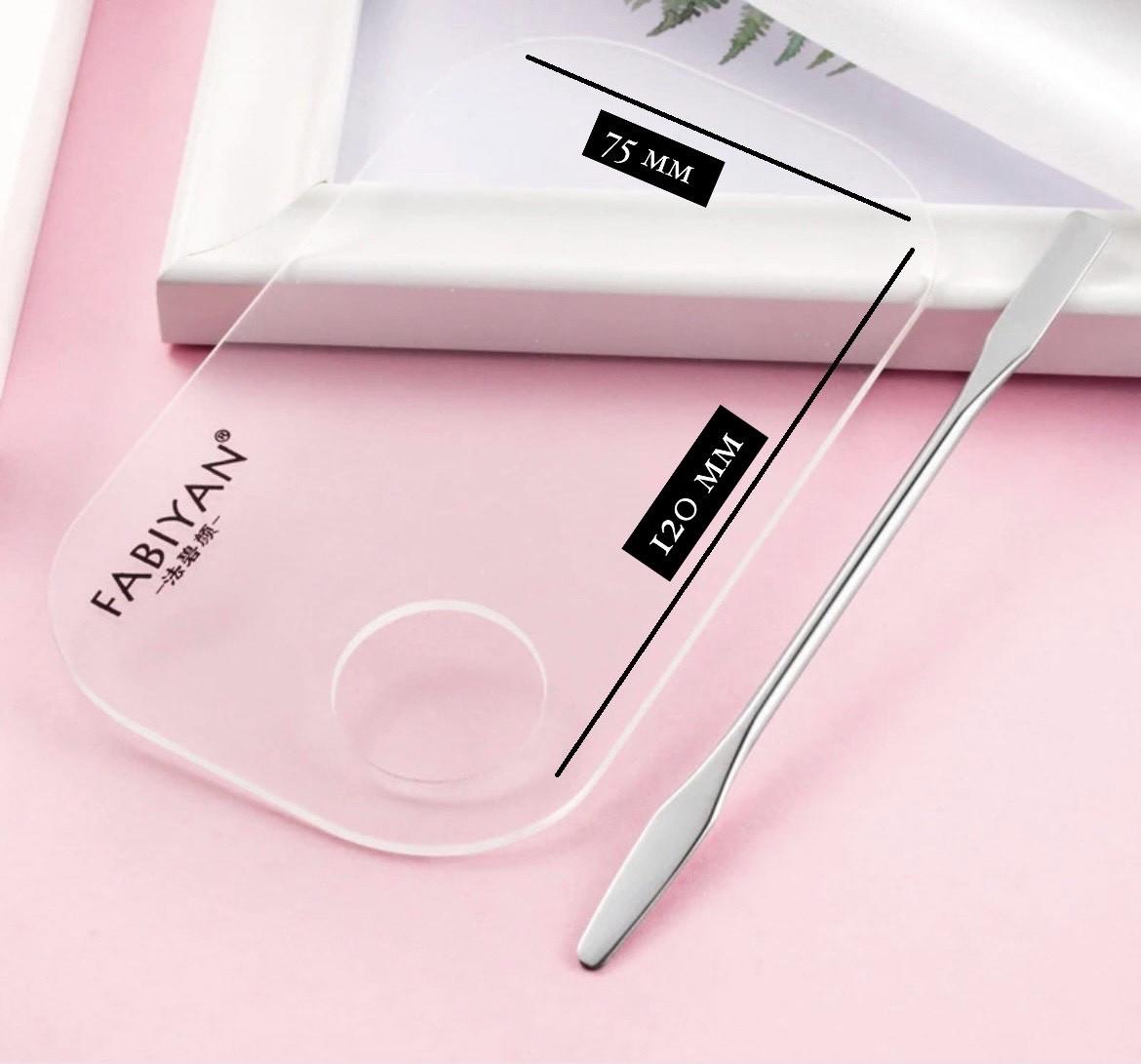 Палитра пластиковая овальная для смешивания косметики (14223) - фото 3 Палитра пластиковая овальная для смешивания косметики (14223) - фото 3