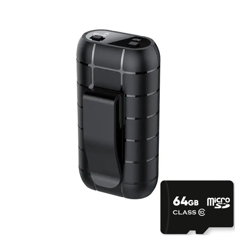Диктофон міні цифровий акумуляторний Sttwunake A50+ пам'ять 64 Гб до 20 днів запису магніт (100313-64)