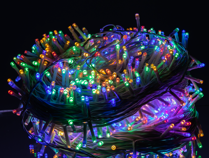 Гірлянда нитка вулична 1000 LED 100 м від мережі біла нитка Різнокольоровий - фото 5 Гірлянда нитка вулична 1000 LED 100 м від мережі біла нитка Різнокольоровий - фото 5