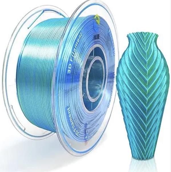 Пластик для 3D-принтера KINGROON PLA Silk Blue Green (YMX0093) Пластик для 3D-принтера KINGROON PLA Silk Blue Green (YMX0093)
