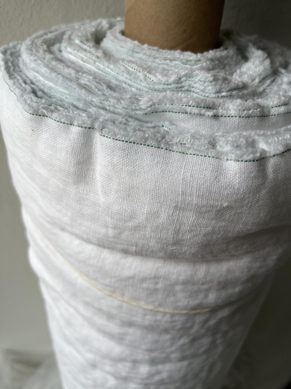 Ткань костюмная LINEN PLUS CRASH EFFECT 100% лен 145 см 101 Белый - фото 5 Ткань костюмная LINEN PLUS CRASH EFFECT 100% лен 145 см 101 Белый - фото 5