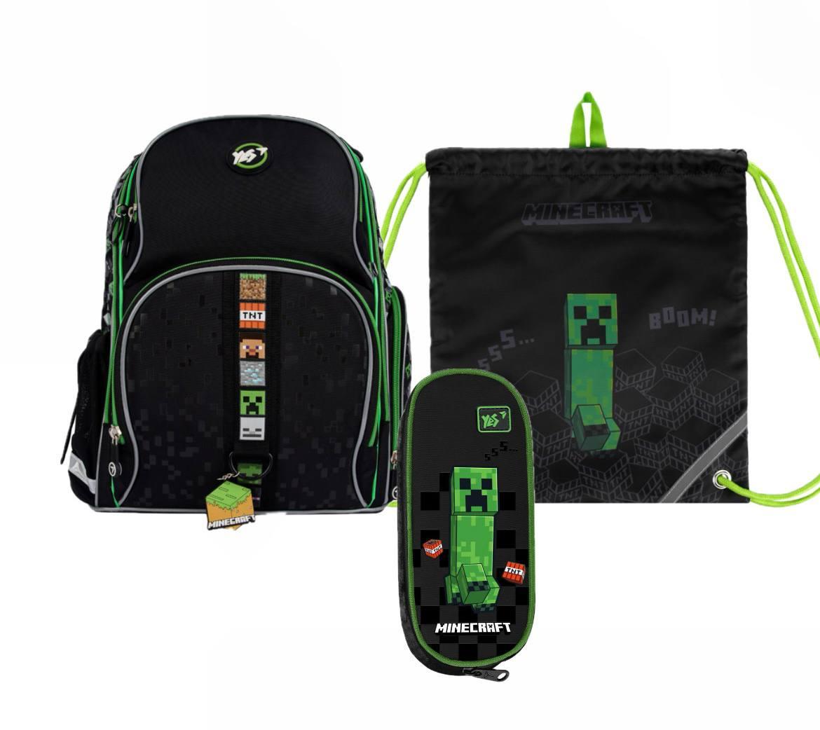 Рюкзак шкільний ортопедичний/пенал/сумка YES Minecraft Game S-100 (559875К)