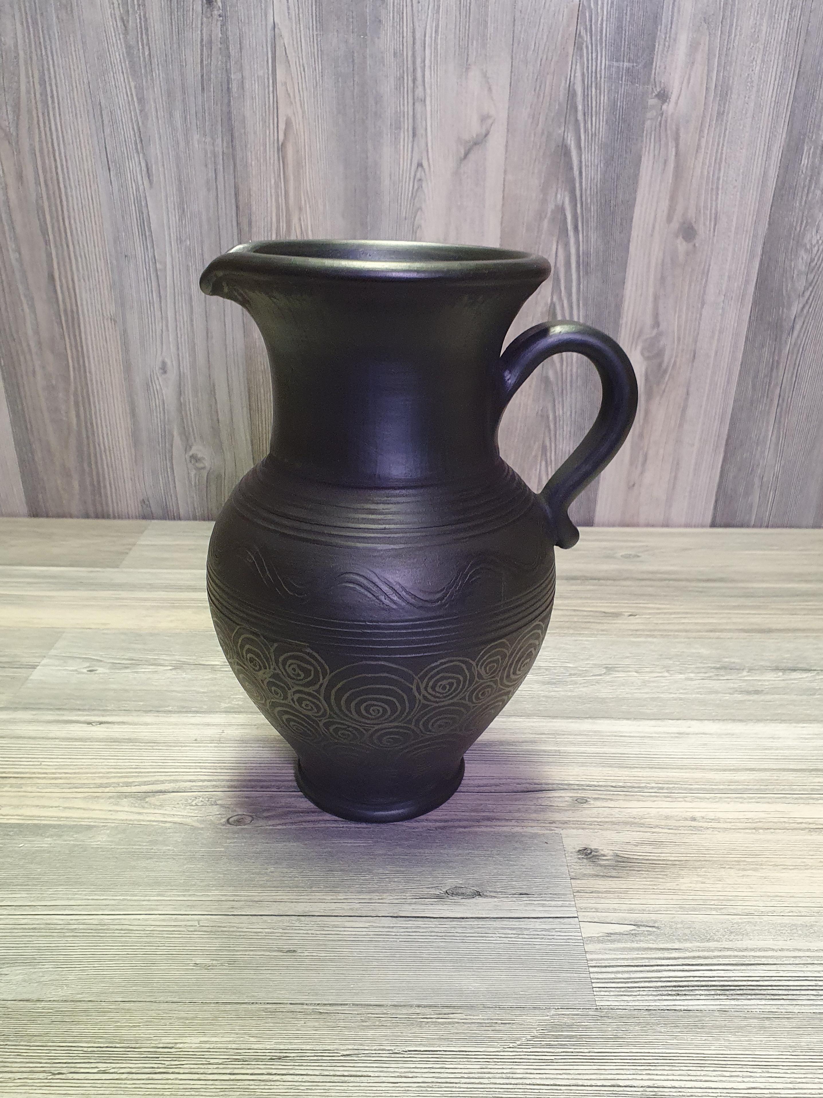 Глечик з чорної глини (5283) - фото 4 Глечик з чорної глини (5283) - фото 4