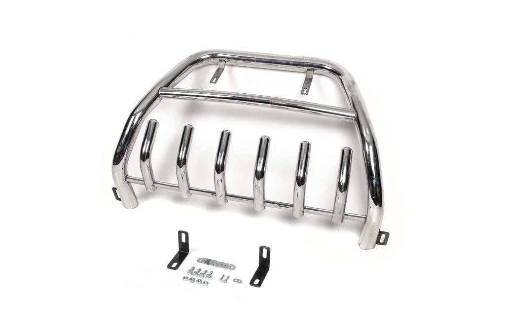 Кенгурятник WT003 CAN для Mitsubishi Outlander 2006-2012 гг. нержавеющая сталь Хром