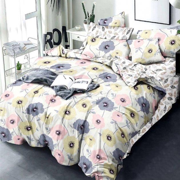 Комплект постельного белья Family Маки евро бязь голд 9981910 (DR012718)