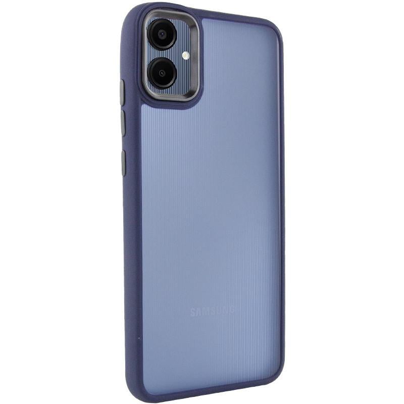 Противоударный чехол TPU+PC Lyon Frosted для Samsung Galaxy A06 Navy Blue