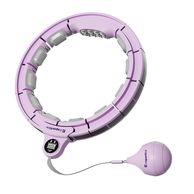 Хулахуп inSPORTline Weight Hoop Pro с магнитами и утяжетелями 69-105 см (422030)