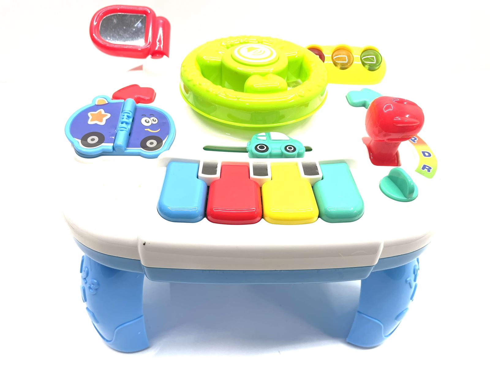 Столик-ігровий центр TK Group 3в1 підсвічування/пісні/віршики/українська озвучка (48558)