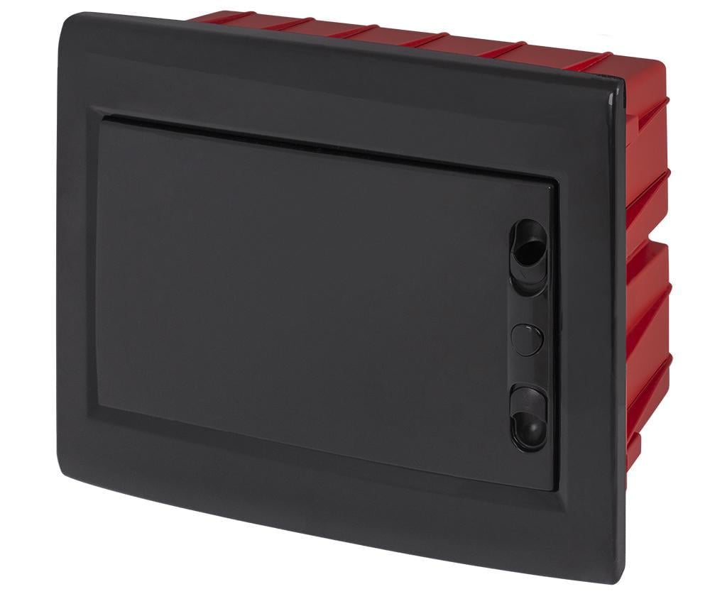 Щит розподільний E.NEXT e.plbox.pro.w.12b.black 12 модулів пластик 262х330х96.2 мм Чорний (CP12912B)