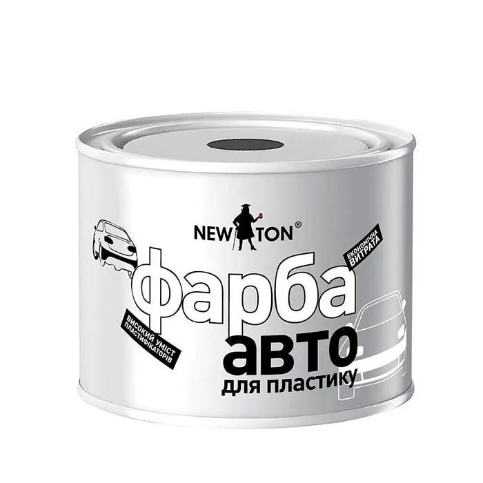 Краска New Ton структурная для пластика 450 мл Черный (57694)