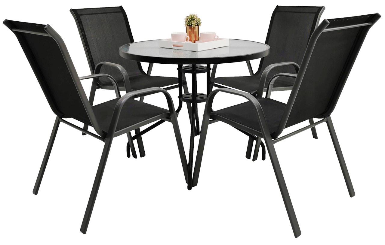 Комплект садовой мебели GardenLine Majorka-4 Black (p1788873670_melv_NM)