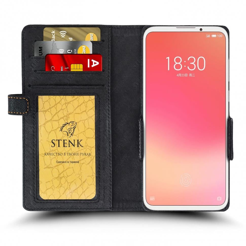 Чехол книжка Stenk Wallet для Meizu 16Xs Черный (67257)
