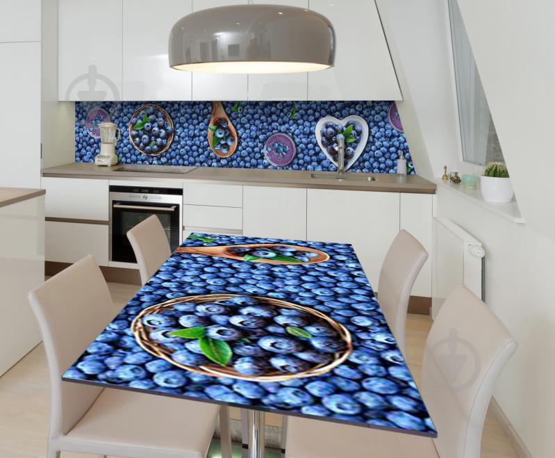 Наклейка виниловая на стол Zatarga "Черника" 650х1200 мм Наклейка виниловая на стол Zatarga "Черника" 650х1200 мм