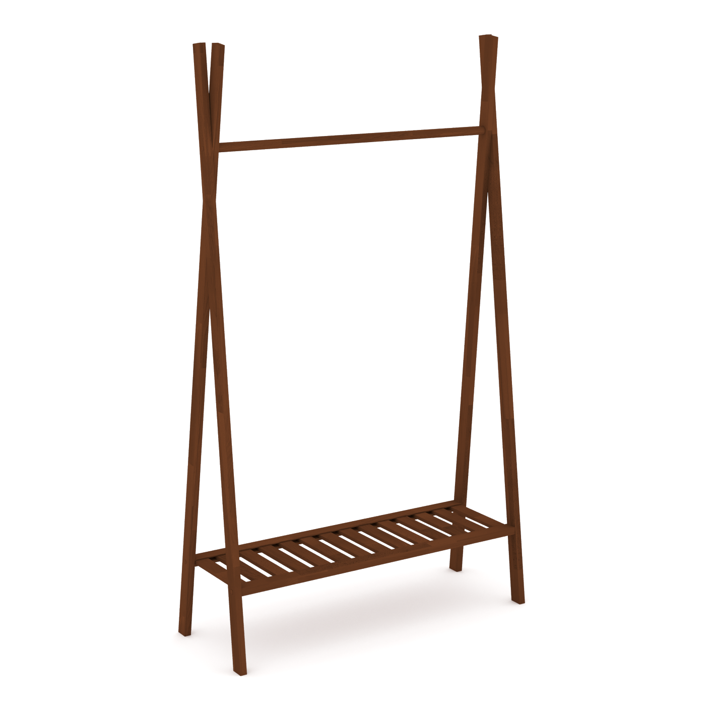 Вешалка напольная деревянная Денвер Коричневый