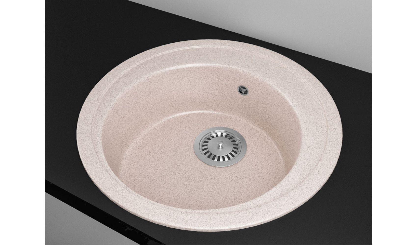 Кухонная мойка Lexona Blansh гранитная з краном Авена - фото 6