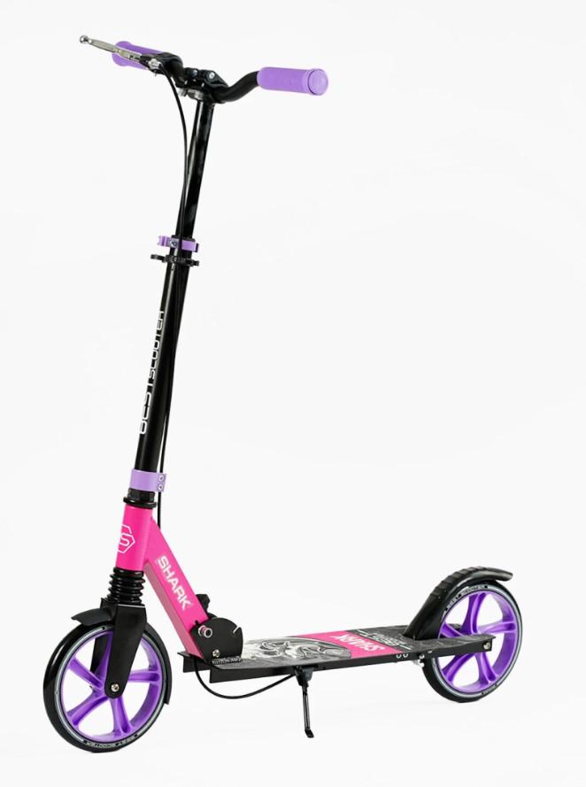 Самокат двухколесный Best Scooter SH-30610 SHARK Фиолетовый